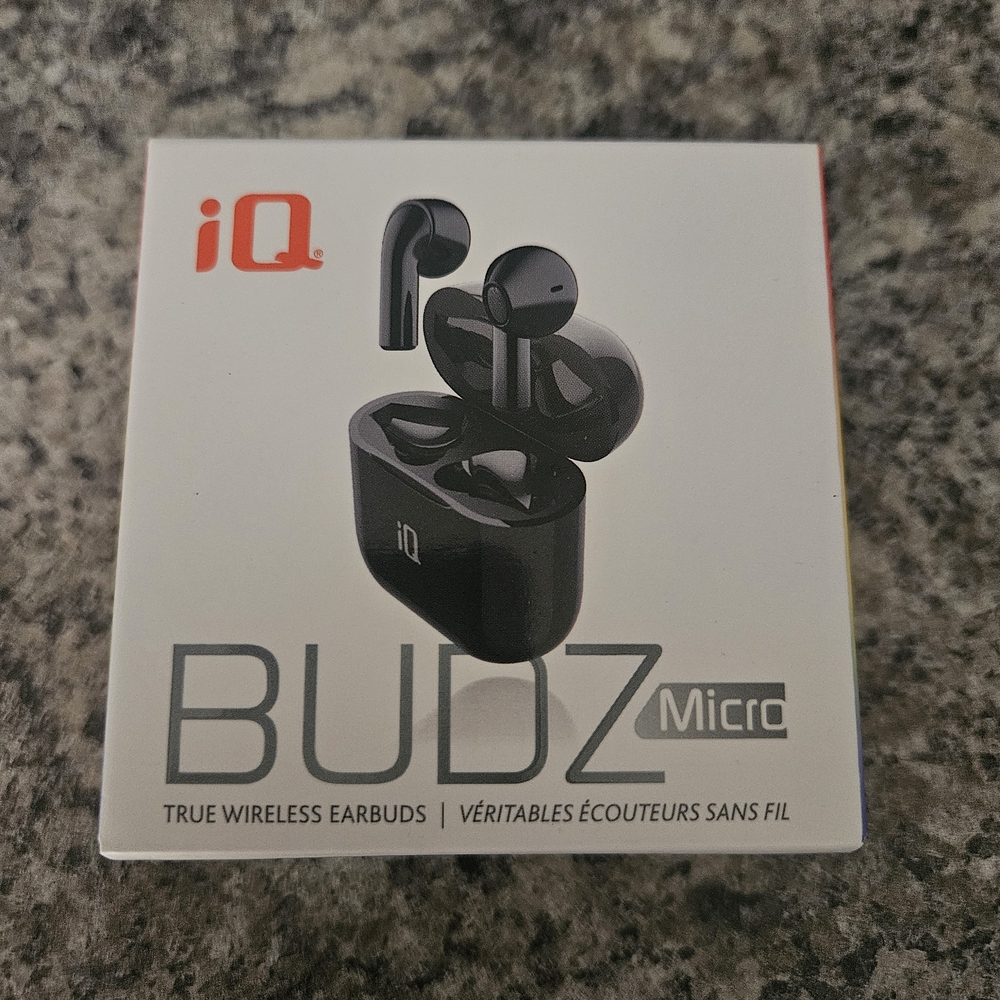iQ BUDZ Micro True Wireless Earbuds - Black